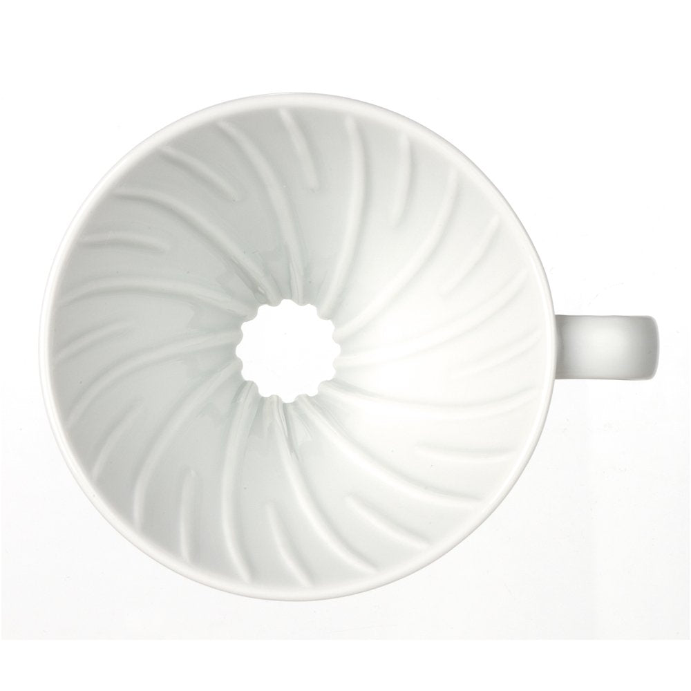 Hario® V60 Ceramic Dripper, White 02 - Black River Roasters