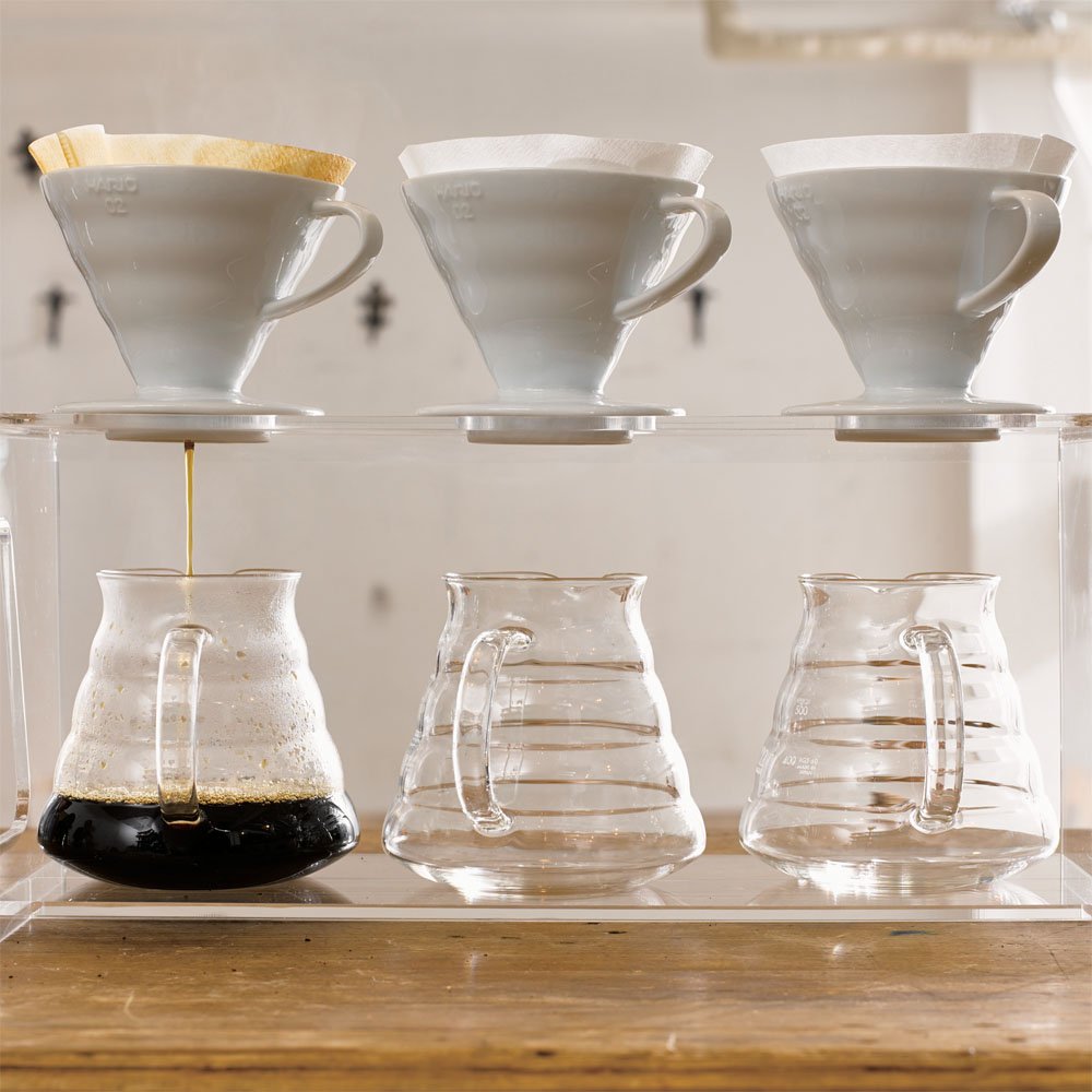 Hario® V60 Ceramic Dripper, White 02 - Black River Roasters