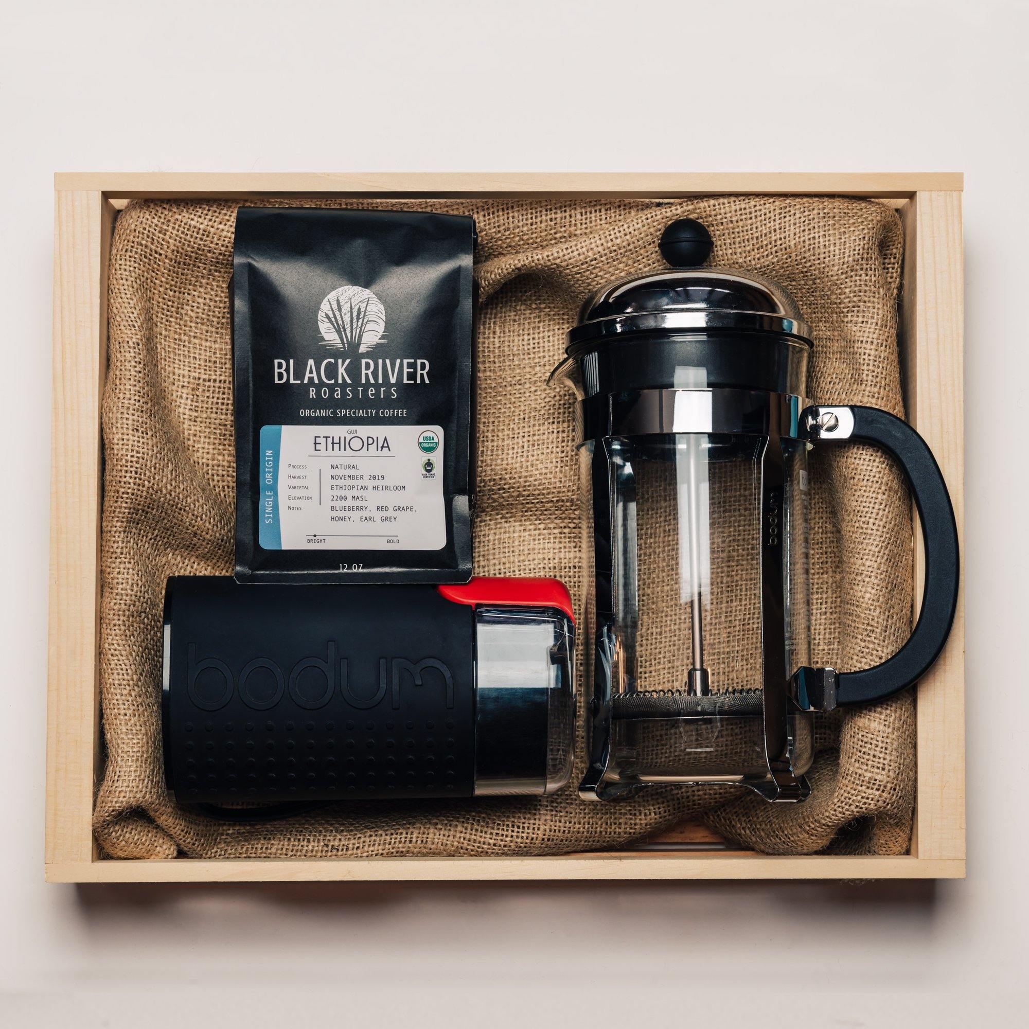 "Bodum" Gift Set - Black River Roasters