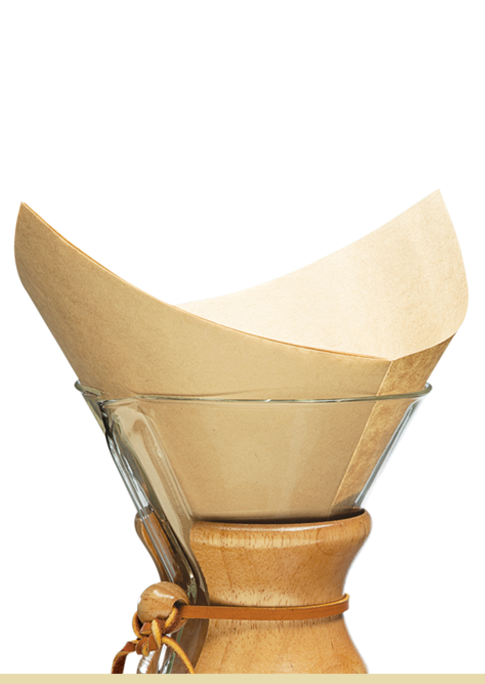 CHEMEX® Bonded Filters Pre-Folded Squares (Natural) - Black River Roasters