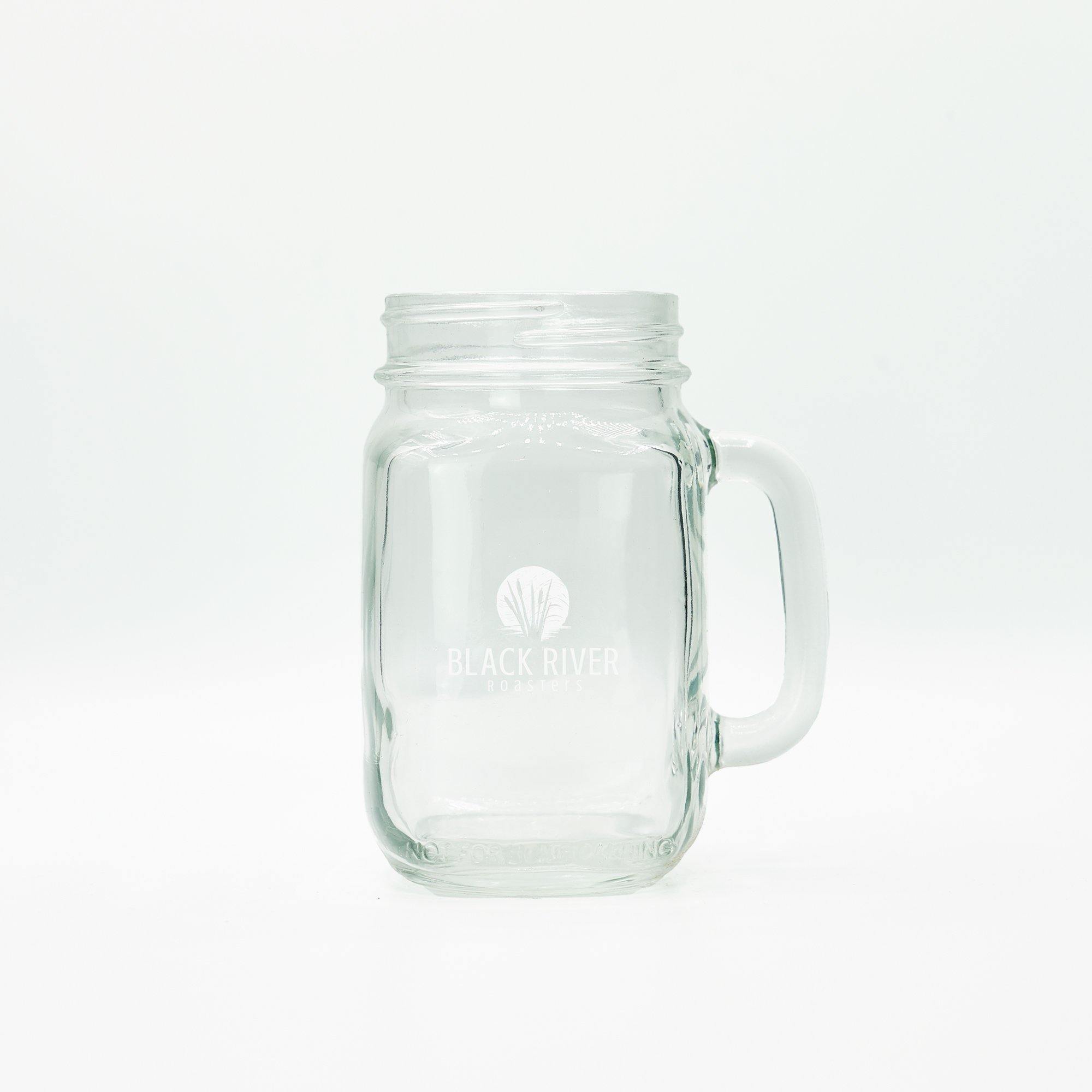Black River Roasters 16 oz Mason Jar Glass - Black River Roasters